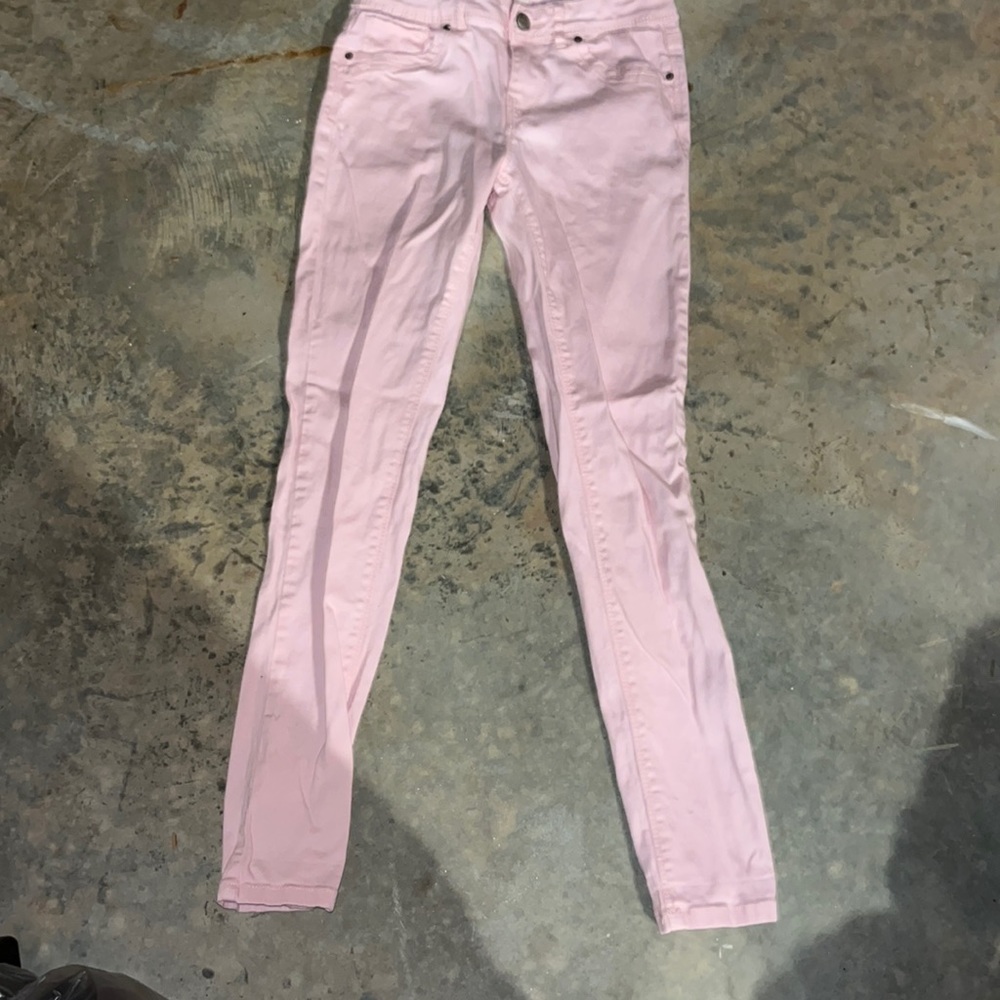 Pink jeans